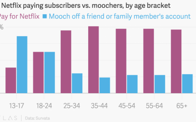 31% of Netflix viewers use family account